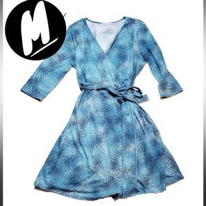 LuLaRoe Michelle True Wrap Dress. Blueish Green size XL